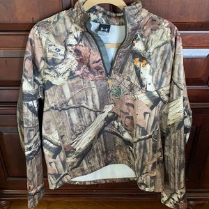 Under Armour Camo Quarter Zip Pullover